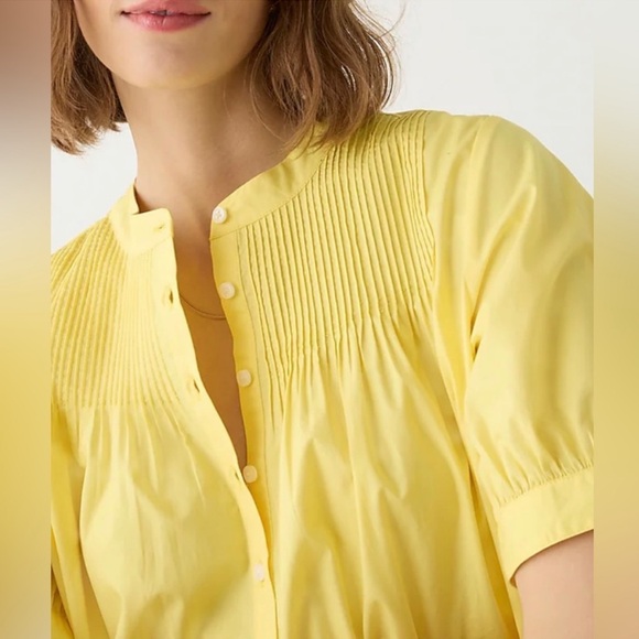 Women’s j crew Short-sleeve mini shirtdress in cotton poplin size Small Tall - Picture 3 of 6